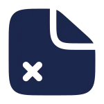 File Remove SVG Icon